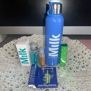 Milk Makeup Set Bundle Hydro Grip Primer Setting Spray Water Bottle Kush Mascara